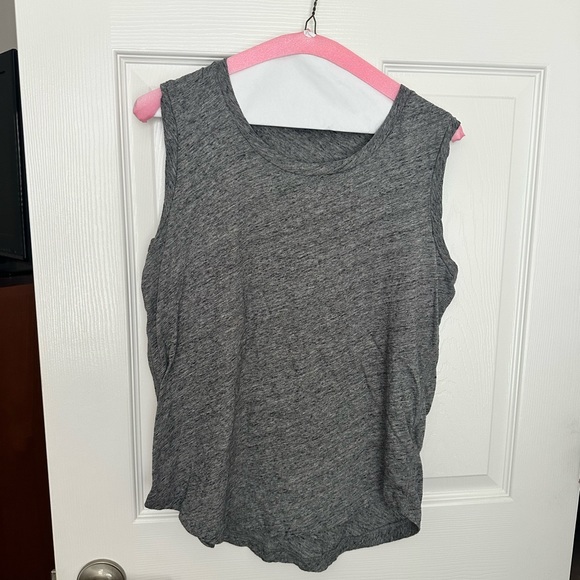 Madewell whisper cotton grey muscle tee /med/ - Picture 4 of 7